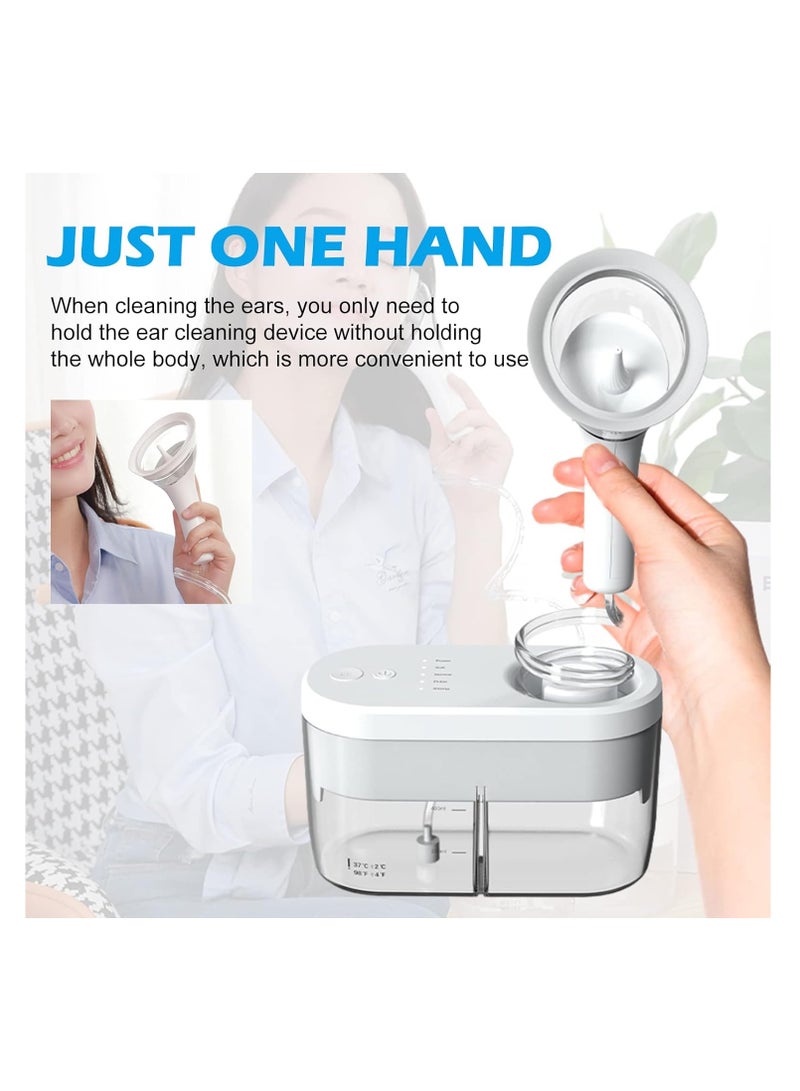 Ear Wax Removal Kit Electric Ear Cleaner Safe and Effective Ear Cleaning Kit with 4 Pressure Settings 2 Sink 3 Tips, Ear Wax Removal Tool for Adults Kids  Water Resistant USB Rechargeable - Image 5