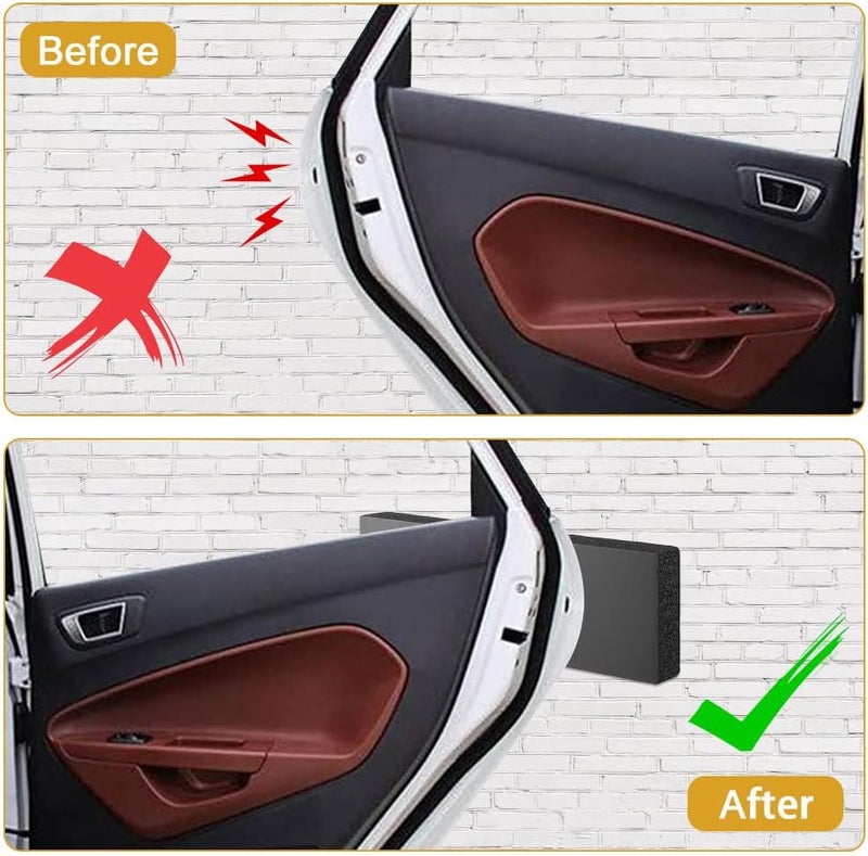TANCUDER Garage Wall Protector, 6 PCS Car Door Wall Protection Self-Adhesive Garage Door Edge Protection Anti-scratch Car Parking Protector Wall Guard Bumper Protector for Car Door Parking, 30*10*3cm - Image 5