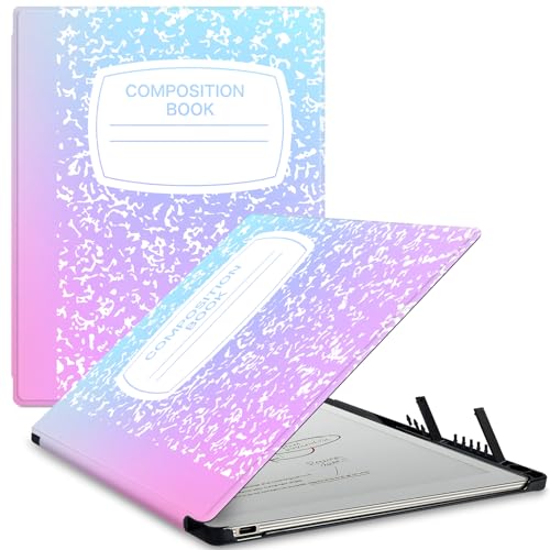 Aippdo Case for Remarkable Paper Pro Tablet 11.8" (Released in 2024), Hard Back Shell Protective Book Folio Cover with Built-in Pen Holder, with Auto Sleep/Wake Function. - Image 1