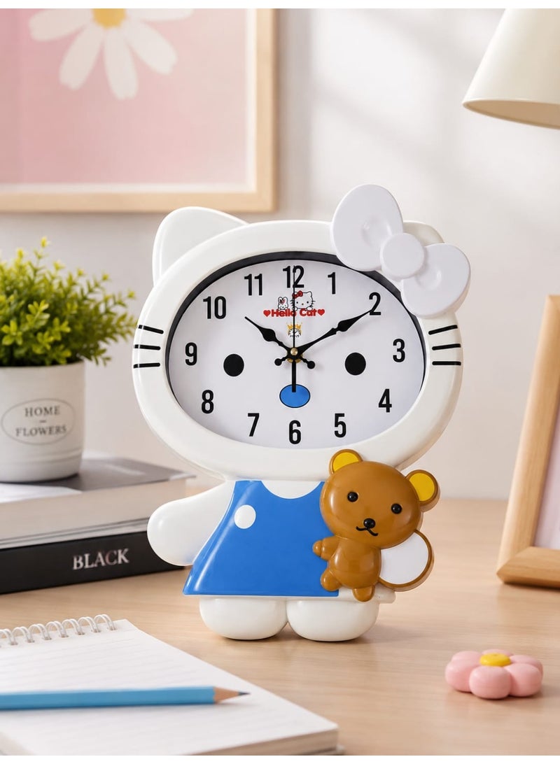 Wall Clock for Kids - Silent Non-Ticking Quartz Wall Clock for Children's Bedroom, Nursery, and Playroom, Large Easy-to-Read Numbers for Time Learning - Image 2