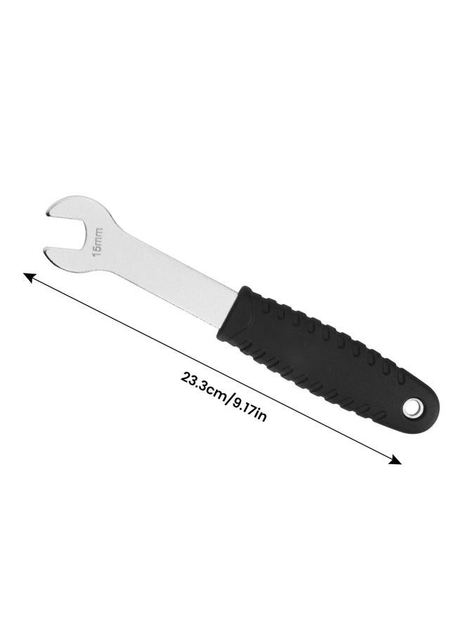 Oumers Bicycle Pedal Wrench, Long Handle Bike Pedal Spanner 15 mm Bike Pedal Remover Wrench Cycling Pedal Wrench for Mountain Bike MTB BMX Maintenance - Image 3