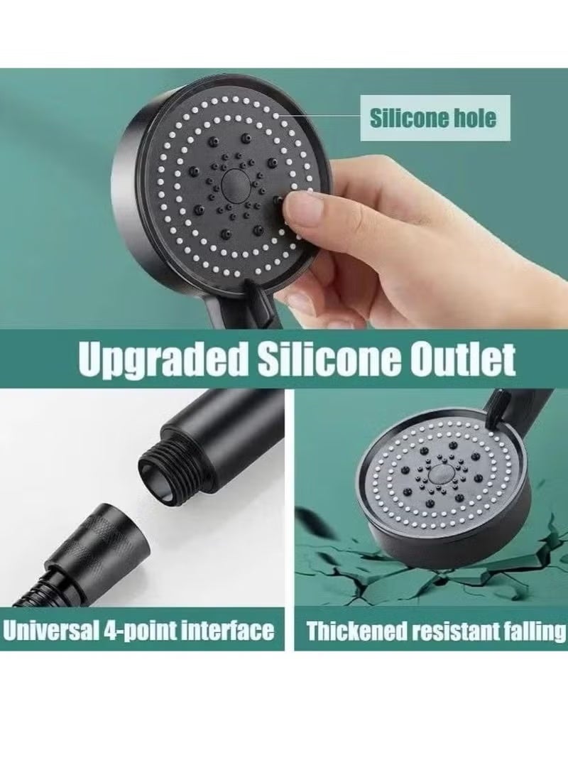 Bathroom shower head with five water pumping modes different forms - Image 2