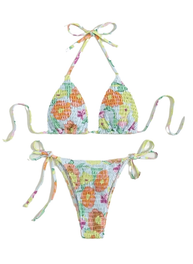 NADANBAO Fashion bikini halterneck suspender suit swimsuit beach vacation swimsuit - Image 1