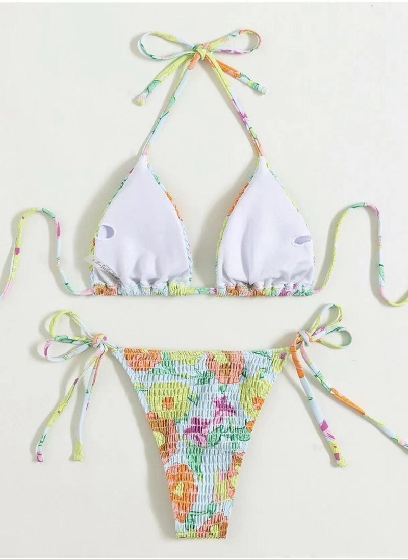 NADANBAO Fashion bikini halterneck suspender suit swimsuit beach vacation swimsuit - Image 2