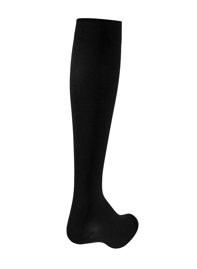 Truform HMNA 9808 Compression Stockings, Regular 15-20 mmHg, Below Knee BK, Men or Women, Closed Toe, Black, X-Large - Image 5