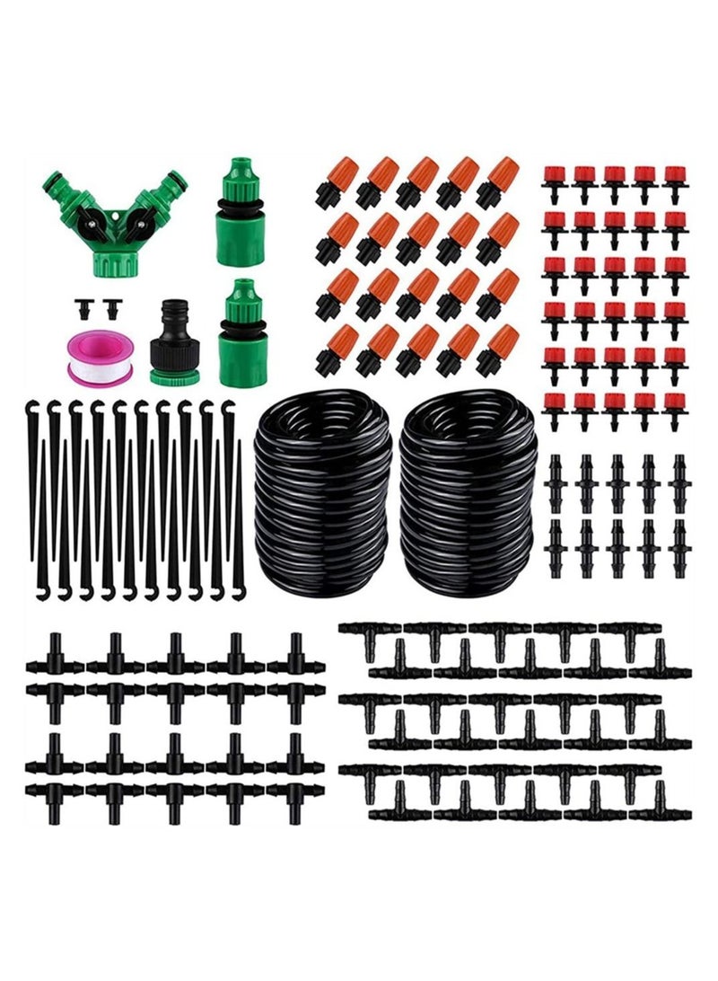 Y&D Automatic Micro Drip Irrigation Kit, 30M Adjustable Garden System, DIY Plant Watering Irrigation, 1/4" Blank Hose Dispenser Tube, For Greenhouse, Flower Bed, Patio, Lawn - Image 1