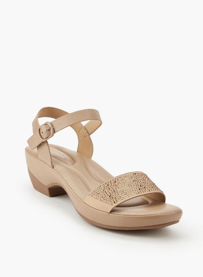 Le Confort Women Embellished Ankle Strap Sandals - Image 2