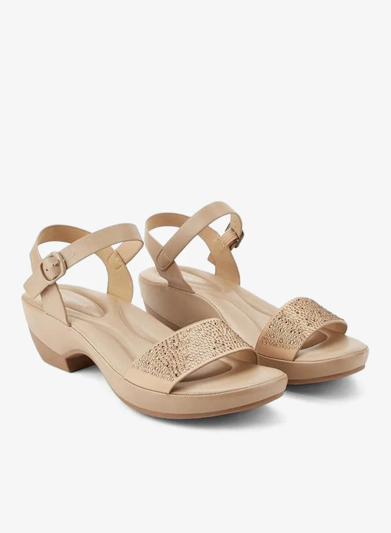 Le Confort Women Embellished Ankle Strap Sandals