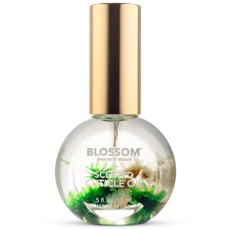 Blossom Cuticle Oil for Nails, Hydrating, Moisturizing, Scented Nail Oil Cuticle Care, Infused with Real Flowers, Made in USA, 0.5 fl. oz, Amazon Exclusive, Lemon Cookie - Image 1