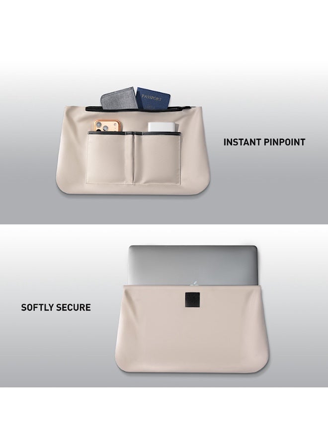 Mark Ryden MR-208-D Laptop Bag 15.6 Inch, Waterproof Oxford Fabric, 360° Protective Foam Compartment, Anti-Collision Design, Multi-Pocket Organizer, Reinforced Leather Handles, Lightweight 0.63 kg – Black - Image 5