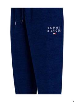 TOMMY HILFIGER Women's TH Original Cuffed Lounge Joggers - Cotton, Blue  - Image 5