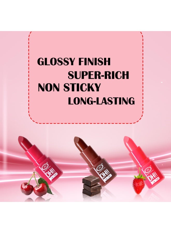 Fashion Colour Oh Lip Tint 3.8g Velvet Touch Tinted Balm 10H Hydration Non Sticky Chocolate - Image 2