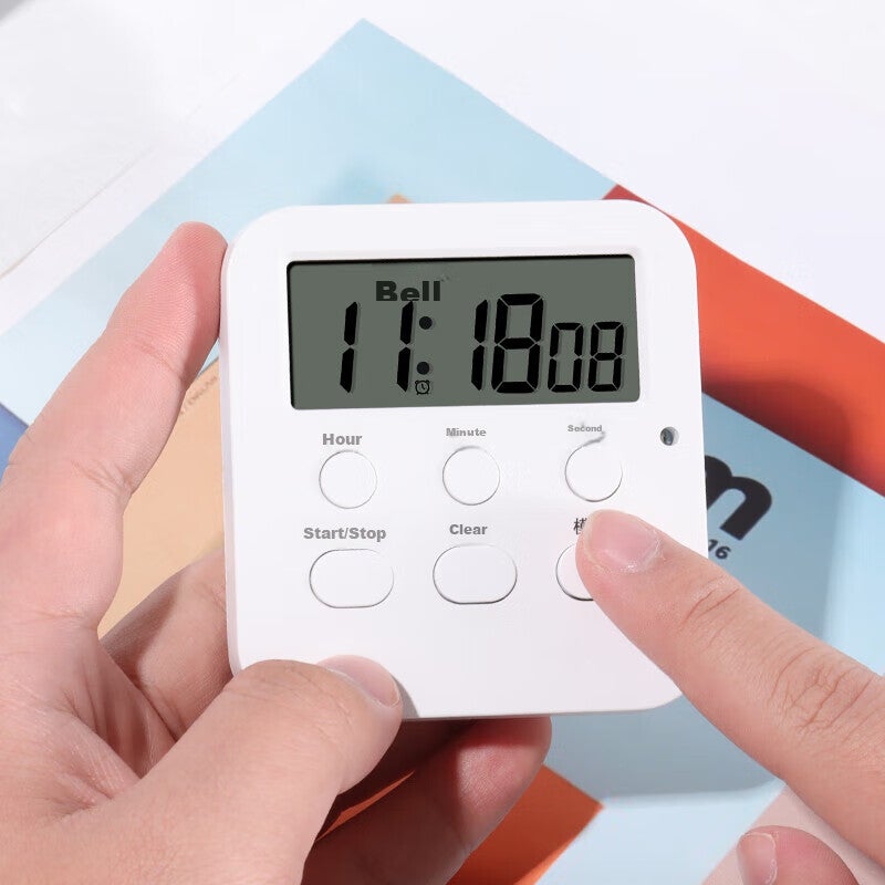 BJ Timer, Kitchen Multifunctional Baking Timer, Countdown Timer, Alarm Clock, Time Management Tool, Stand Model - Image 5