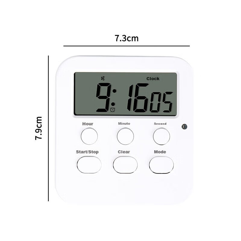 BJ Timer, Kitchen Multifunctional Baking Timer, Countdown Timer, Alarm Clock, Time Management Tool, Stand Model - Image 3