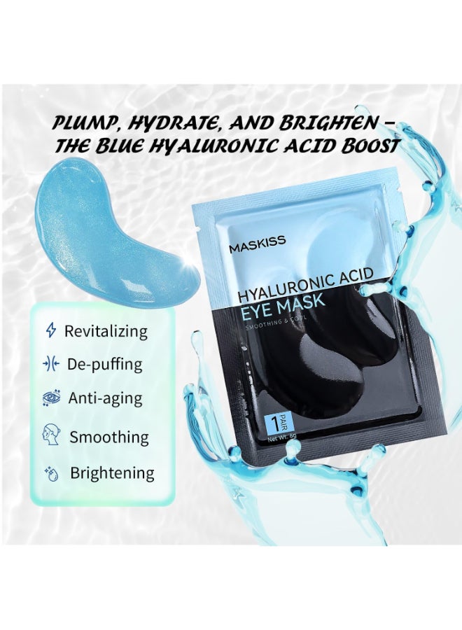 Maskiss Under Eye Patches 50 Pairs Hyaluronic Acid Eye Masks for Dark Circles Puffy Eyes Undereye Bags Collagen Eye Patches for Wrinkles and Hydrate Skin Care Gift for Her - Image 4
