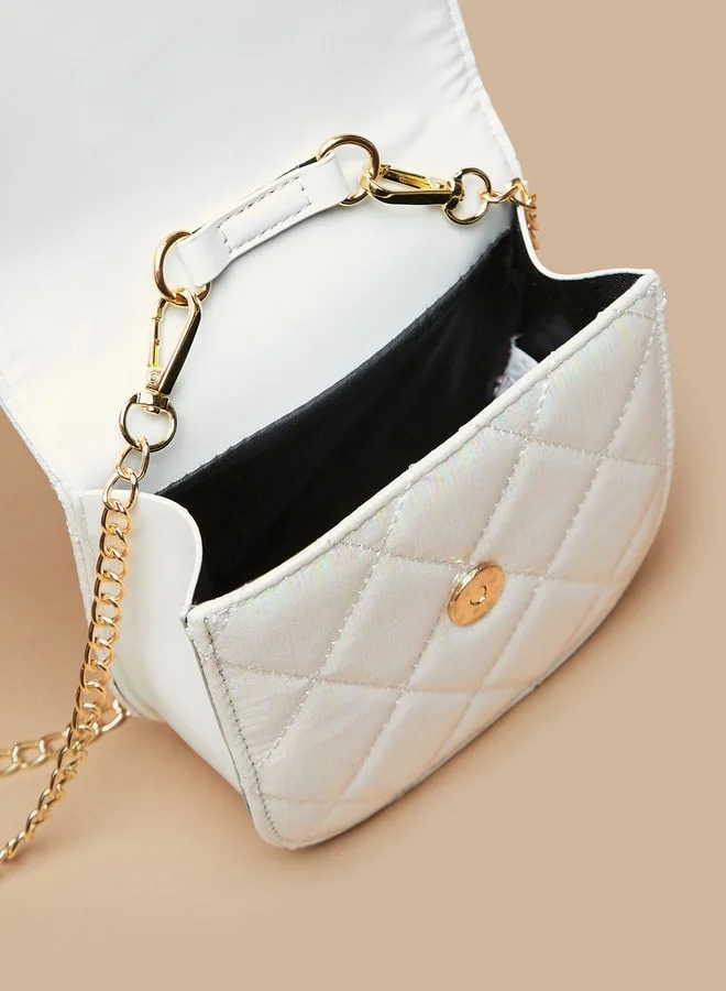 فلورا بيلا من شو إكسبرس Girls Pearl Studded Crossbody Bag with Handle