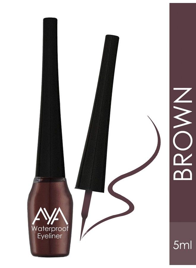AYA Waterproof & Long Lasting Eyeliner Set Of 4 (Black Brown Blue Green) 20 Ml - Image 4