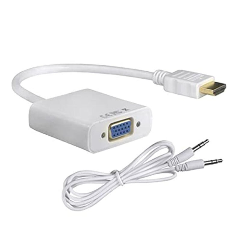 HDMI To VGA Adapter Converter Cable With Audio Out