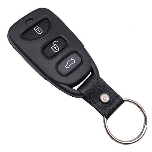 BTOZRF Replacement Key Fob Case Shell Fit for Hyundai Elantra Accent Sonata Kia Optima Keyless Entry Remote Car Key Housing Casing Outer Cover 3 Button + Panic (1) - Image 1