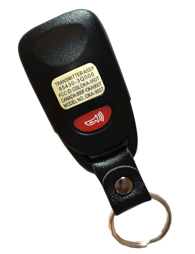 BTOZRF Replacement Key Fob Case Shell Fit for Hyundai Elantra Accent Sonata Kia Optima Keyless Entry Remote Car Key Housing Casing Outer Cover 3 Button + Panic (1) - Image 5