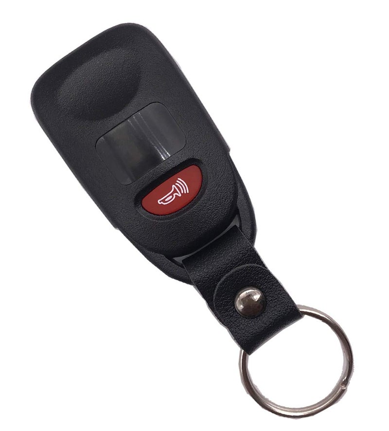 BTOZRF Replacement Key Fob Case Shell Fit for Hyundai Elantra Accent Sonata Kia Optima Keyless Entry Remote Car Key Housing Casing Outer Cover 3 Button + Panic (1) - Image 2