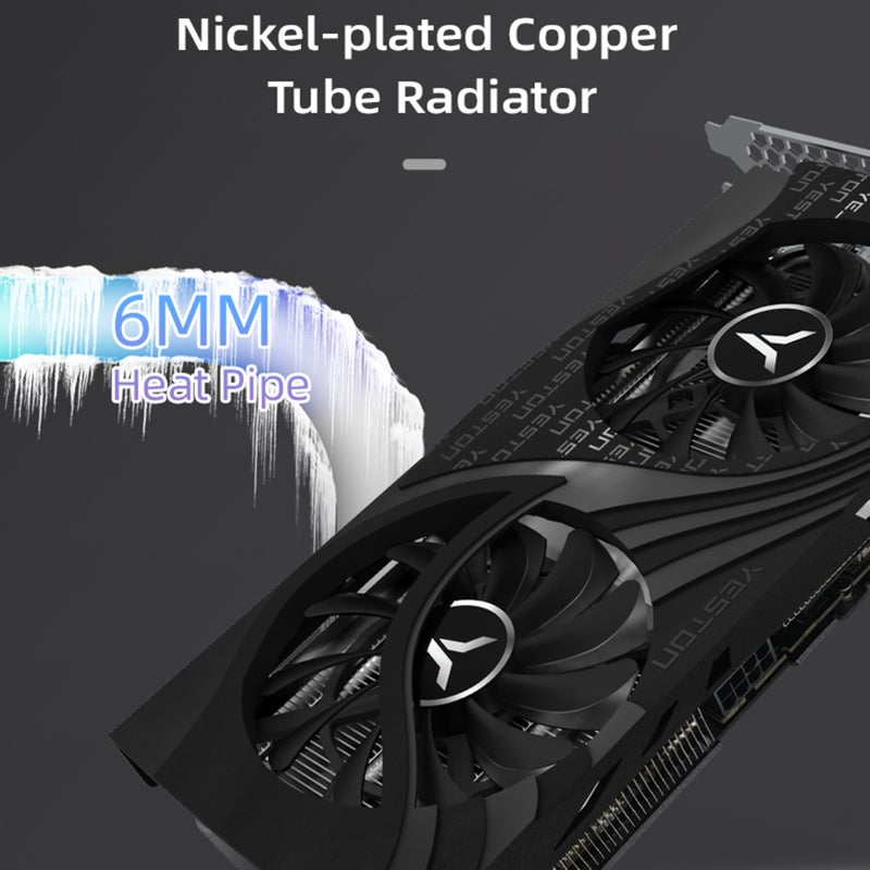 بطاقة رسومات Yeston RTX4060Ti 8G D6 لأجهزة الكمبيوتر الألعابية
معالج عالي الأداء
ذاكرة GDDR6 عالية السرعة
نظام تبريد ممتاز
دعم واجهات متعددة
بطاقات رسومات الكمبيوتر
بطاقة رسومات - Image 3