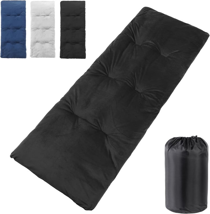 SWTMERRY Sleeping Cot Pads (75" x 28") with Elastic Straps Portable for Outdoor & Hiking, Cotton Soft Thick Camping Cot Pad,Waterproof - Image 1