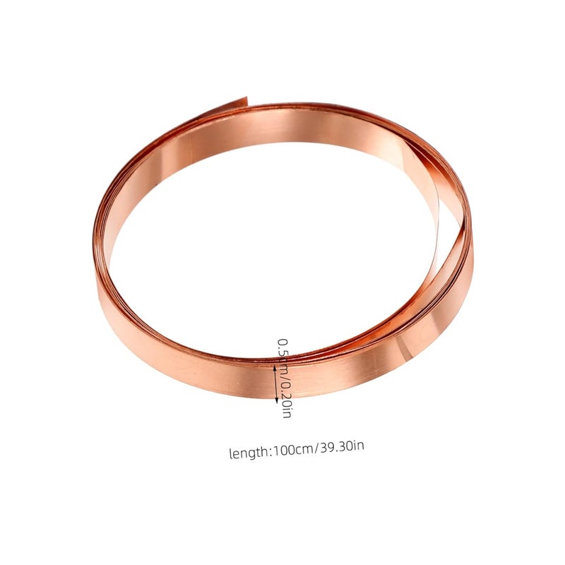 Pure Copper Sheet Roll 0 5mm Thick 300mm Wide For Roof Flashing DIY Crafts - Image 3