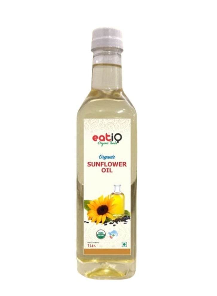 eatiQ Organic Foods Sunflower Oil 1L 