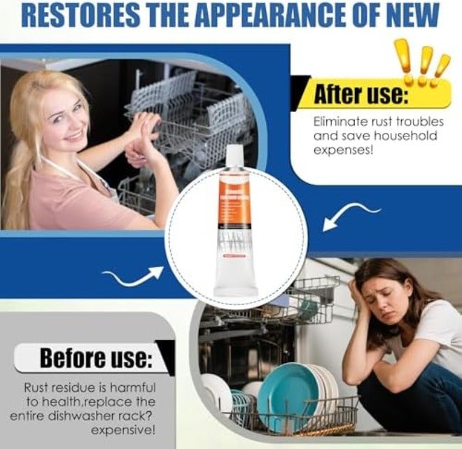 1.7oz Dishwasher Rack Repair Coating Kit, Grey - Rust Touch-Up Paint for Interior Use - Image 5