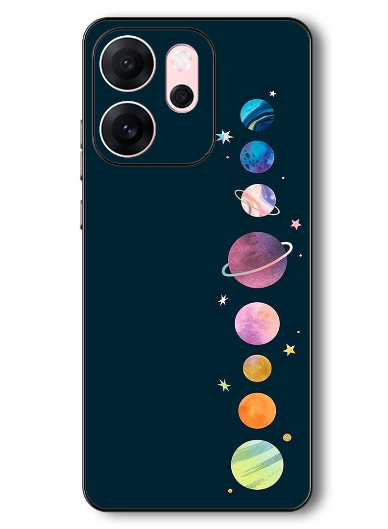 Theodor Case Compatible with Oppo Reno 14 F 6.57 Inch Protection Shockproof Bumper Cover Space - Image 1