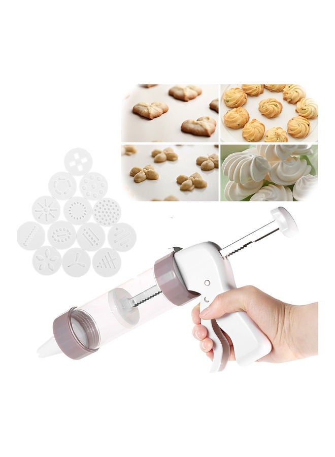 Aknur Cookie Press Machine Biscuit Maker Decorating Gun White - Image 4