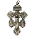 Needzo Bronze Pardon Crucifix with Miraculous and St Benedict Medal Catholic Charm for Devotionals 2 18 Inches - Image 2