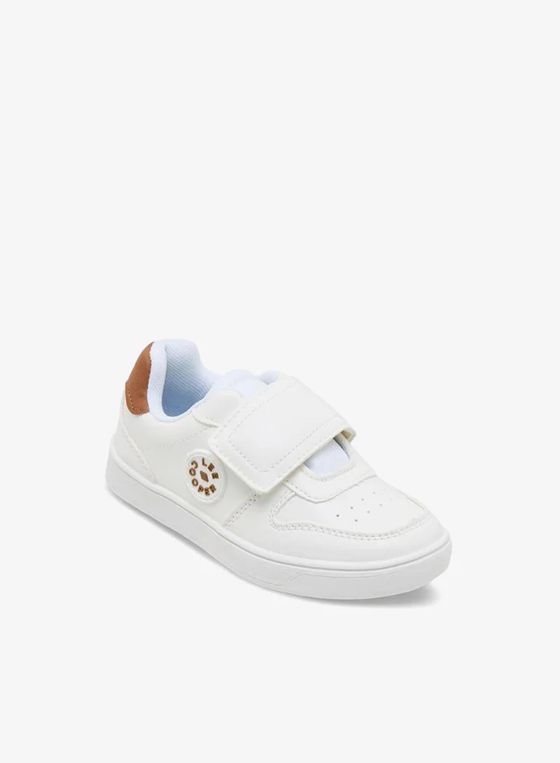 لي كوبر Boys Hook & Loop Ankle Sneakers