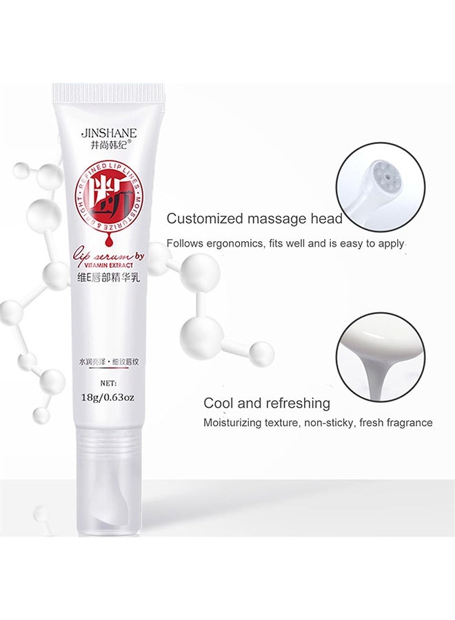 Jinshane Lip Serum, Lip Brightening for Dark Lips, Remover Dark Lips Lip Balm Moisturizer Nourishing Essence, Lip Fresh Serum for Dark and Dry Lips, Lip Lightening for Dark Lips 18g - Image 2