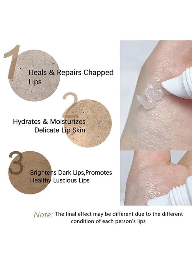 Jinshane Lip Serum, Lip Brightening for Dark Lips, Remover Dark Lips Lip Balm Moisturizer Nourishing Essence, Lip Fresh Serum for Dark and Dry Lips, Lip Lightening for Dark Lips 18g - Image 3