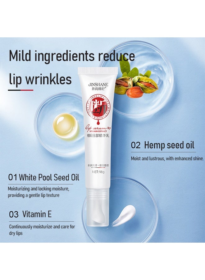 Jinshane Lip Serum, Lip Brightening for Dark Lips, Remover Dark Lips Lip Balm Moisturizer Nourishing Essence, Lip Fresh Serum for Dark and Dry Lips, Lip Lightening for Dark Lips 18g - Image 5