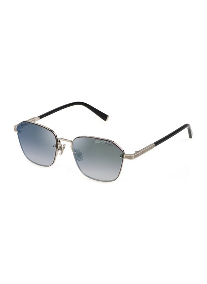 POLICE Unisex UV Protection Pilot Sunglasses - Lewis Hamilton SPLE16 579V 53 - Lens Size: 53 mm 