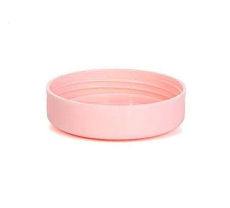 SYBL 12PCS 10g/15g/20g Empty Refillable Round Clear Plastic Jars Small Tins Cosmetic Container Pot Storage with Pink Screw Cap Lid for Cream Lotion Lip Balm Ointments Eye Shadow Sample Package, pink, 15ML, - Image 2