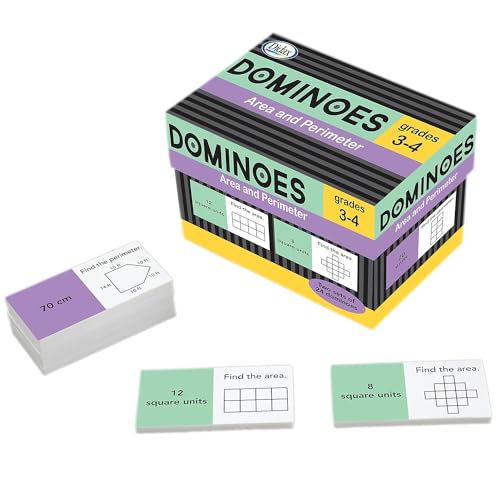 Didax Educational Resources Area & Perimeter Dominoes Children's Mathematical Learning Aids - Image 2