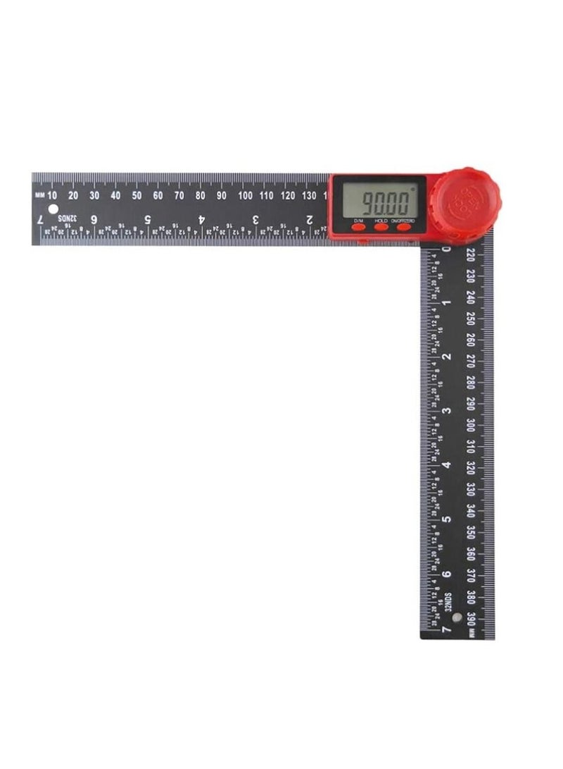 Y&D Digital Angle Finder Protractor Ruler Stainless Steel Measuring for DIY Architect Handymen Builders Craftsmen  - Image 1