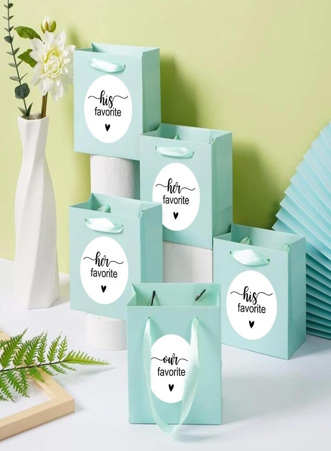 ANWYLL His Her Our Favorite Stickers - Anwyll 120Pcs 2Inch Wedding Stickers for Favor Self Adhesive His Favorites Sticker and Her Favorites Sticker for Bridal Shower Envelope Seal Candy Bag(40Pcs/Design) - Image 4