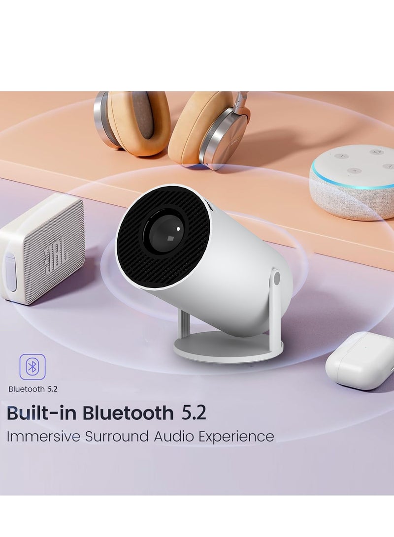 YT HY300 Smart Portable Projector 4K 5G WIFI Android12 Home Theater Full HD For Indoor Outdoor Compatible With TV Stick/HDMI/USB/PS5/iOS/PS4 - Image 5