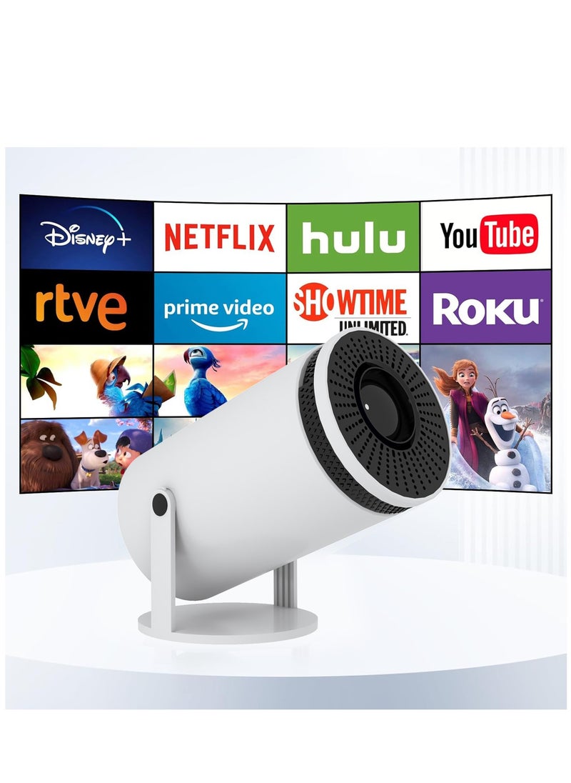YT - HY300 Smart Portable Projector 4K 5G WIFI Android12 Home Theater Full HD For Indoor Outdoor Compatible With TV Stick/HDMI/USB/PS5/iOS/PS4 - Image 1