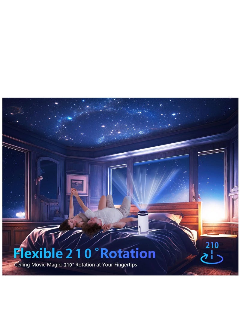 YT - HY300 Smart Portable Projector 4K 5G WIFI Android12 Home Theater Full HD For Indoor Outdoor Compatible With TV Stick/HDMI/USB/PS5/iOS/PS4 - Image 1