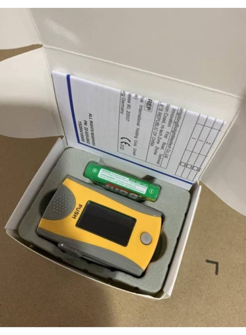 Pulse Oximeter جهاز قياس نسبة الأكسجين في الدم ونبضات القلب الرقمي - حساس عالي الدقة لقياس تشبع الأكسجين (SpO2) - شاشة مراقبة صحية محمولة للاستخدام المنزلي والرياضي - Image 3