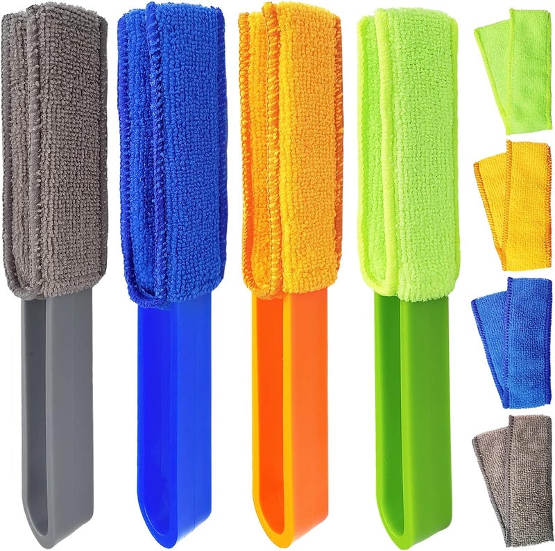 BAIDOON 4 Pack Blind Cleaning Duster with Microfiber Sleeves - Image 1