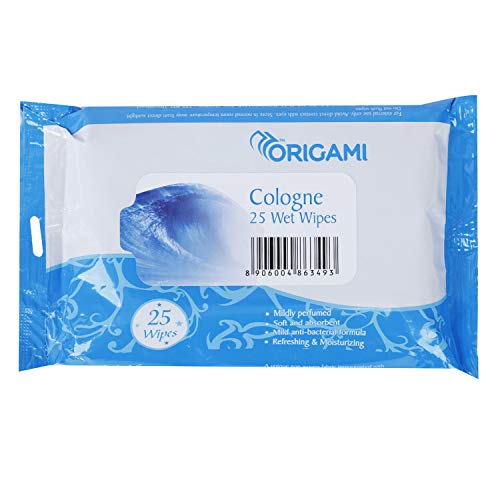 Origami Wet Wipes/Wet Tissue/Wet Facial Tissue - 15 x 20 cm - 25 Pulls Per Pack - Pack of 6-150 Wipes - Assorted Fragrances - Image 5