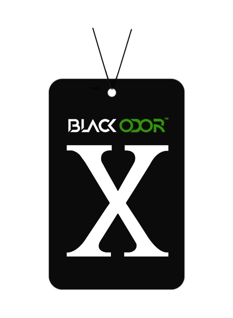 BLACK ODOR X Series Hanging Card Air Freshener – Strawberry Fragrance, Long-Lasting Scent for Car, Home, Office, Non-Toxic & Eco-Friendly Aromatherapy Tablet - Image 1