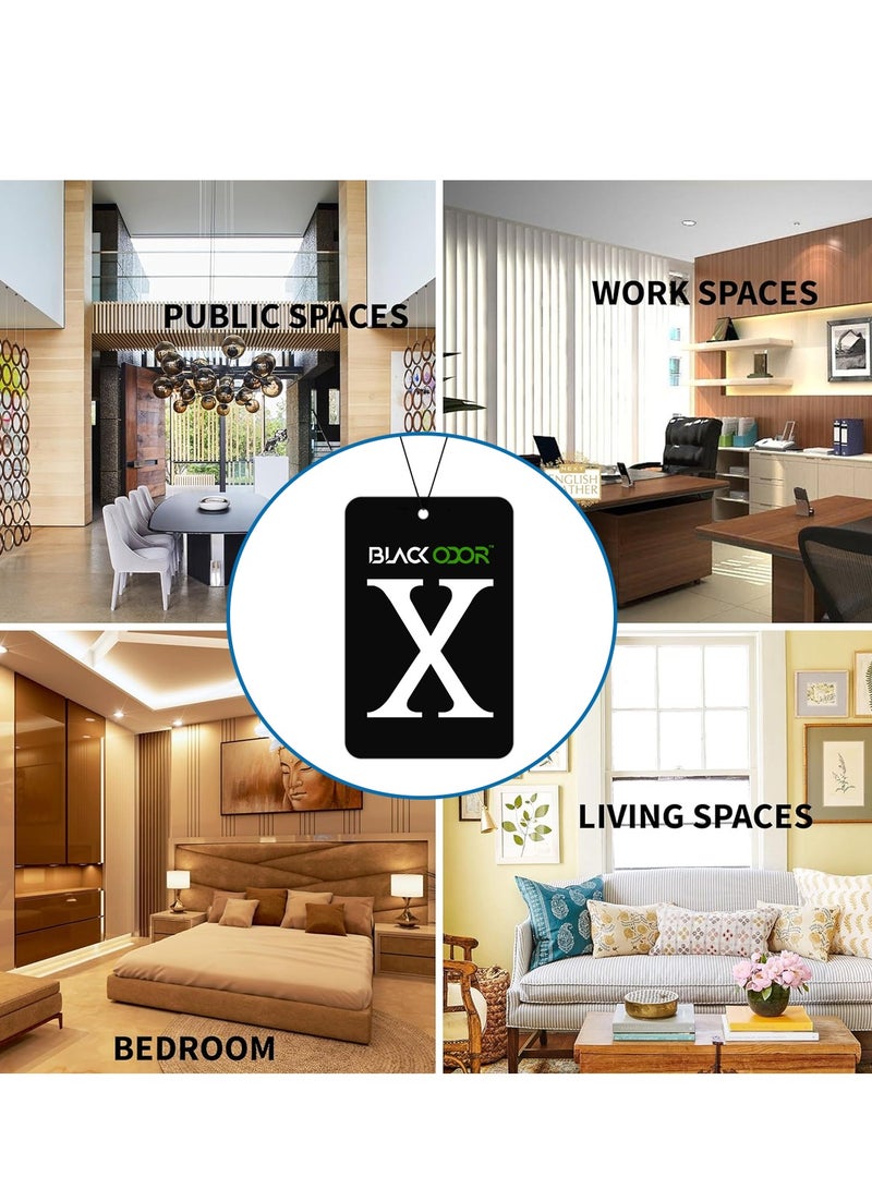 BLACK ODOR X Series Hanging Card Air Freshener – Strawberry Fragrance, Long-Lasting Scent for Car, Home, Office, Non-Toxic & Eco-Friendly Aromatherapy Tablet - Image 4